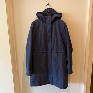 Loro Piana Storm System Hooded Fleece Lined Waterproof Parka size 42(SM)